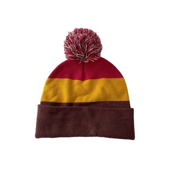 Harry Potter Gryffindor Knit Pom Pom Beanie Winter Hat Embroidered - Picture 4 of 6